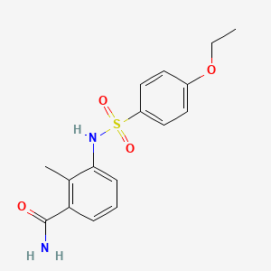 3-{[(4-ethoxyphenyl)sulfonyl]amino}-2-methylbenzamide