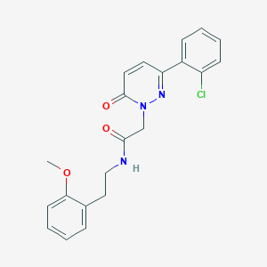 2-[3-(2-chlorophenyl)-6-oxo-1(6H)-pyridazinyl]-N~1~-(2-methoxyphenethyl)acetamide