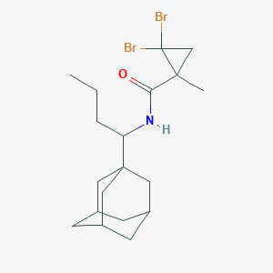 molecular formula C19H29Br2NO B452032 N-[1-(1-adamantyl)butyl]-2,2-dibromo-1-methylcyclopropanecarboxamide 