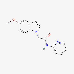 2-(5-methoxy-1H-indol-1-yl)-N-2-pyridinylacetamide