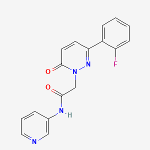 2-[3-(2-fluorophenyl)-6-oxopyridazin-1(6H)-yl]-N-(pyridin-3-yl)acetamide