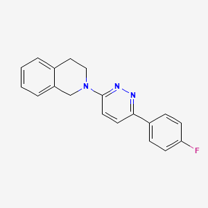 2-[6-(4-Fluorophenyl)pyridazin-3-yl]-1,2,3,4-tetrahydroisoquinoline