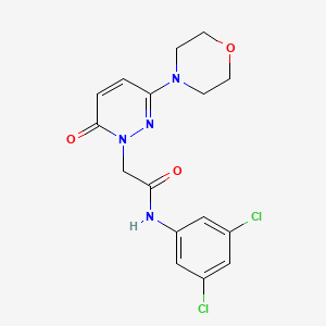 N-(3,5-dichlorophenyl)-2-[3-(morpholin-4-yl)-6-oxopyridazin-1(6H)-yl]acetamide