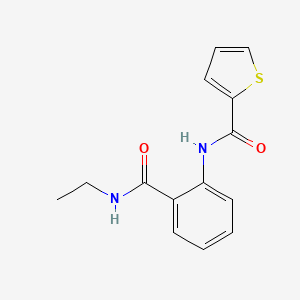 N-[2-(ethylcarbamoyl)phenyl]thiophene-2-carboxamide