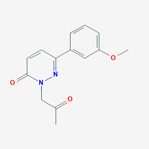 6-(3-methoxyphenyl)-2-(2-oxopropyl)pyridazin-3(2H)-one