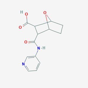 3-(Pyridin-3-ylcarbamoyl)-7-oxabicyclo[2.2.1]heptane-2-carboxylic acid