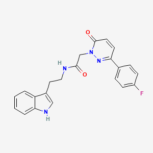 2-[3-(4-fluorophenyl)-6-oxo-1(6H)-pyridazinyl]-N-[2-(1H-indol-3-yl)ethyl]acetamide