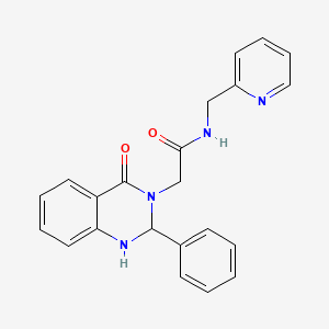 2-(4-oxo-2-phenyl-1,4-dihydroquinazolin-3(2H)-yl)-N-(pyridin-2-ylmethyl)acetamide