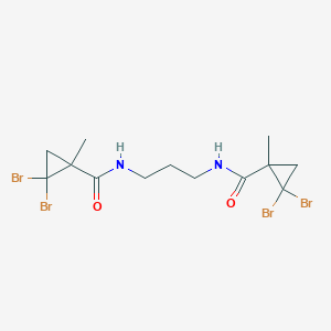 2,2-dibromo-N-(3-{[(2,2-dibromo-1-methylcyclopropyl)carbonyl]amino}propyl)-1-methylcyclopropanecarboxamide