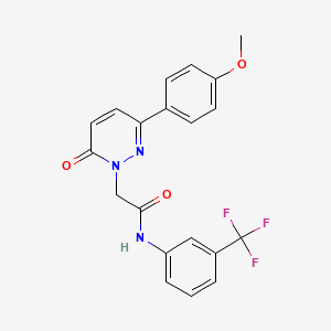 2-[3-(4-methoxyphenyl)-6-oxopyridazin-1(6H)-yl]-N-[3-(trifluoromethyl)phenyl]acetamide