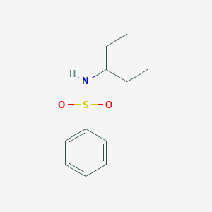 molecular formula C11H17NO2S B452057 N-(1-ethylpropyl)benzenesulfonamide 