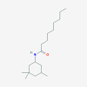 molecular formula C18H35NO B452058 N-(3,3,5-trimethylcyclohexyl)nonanamide 