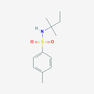 molecular formula C12H19NO2S B452060 4-methyl-N-(2-methylbutan-2-yl)benzenesulfonamide 