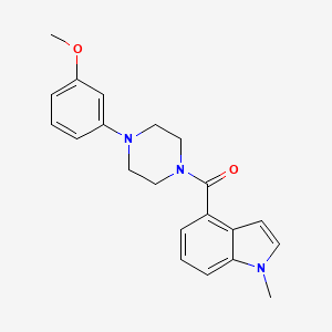 [4-(3-methoxyphenyl)piperazin-1-yl](1-methyl-1H-indol-4-yl)methanone