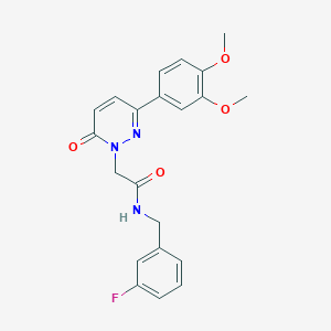 2-[3-(3,4-dimethoxyphenyl)-6-oxo-1(6H)-pyridazinyl]-N-(3-fluorobenzyl)acetamide