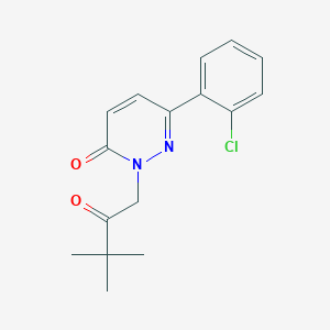 6-(2-chlorophenyl)-2-(3,3-dimethyl-2-oxobutyl)pyridazin-3(2H)-one