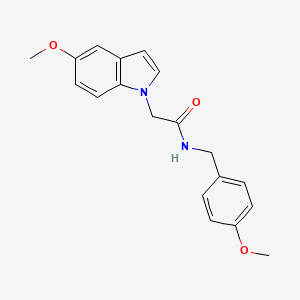 N-(4-methoxybenzyl)-2-(5-methoxy-1H-indol-1-yl)acetamide