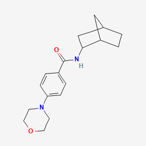 N-bicyclo[2.2.1]hept-2-yl-4-(4-morpholinyl)benzamide