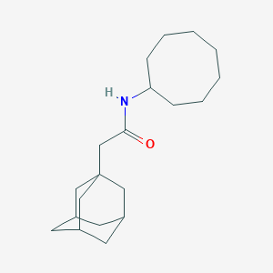 molecular formula C20H33NO B452073 2-(1-adamantyl)-N-cyclooctylacetamide 