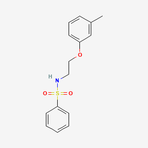 N-[2-(3-methylphenoxy)ethyl]benzenesulfonamide