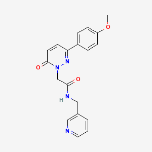 2-[3-(4-methoxyphenyl)-6-oxopyridazin-1(6H)-yl]-N-(pyridin-3-ylmethyl)acetamide