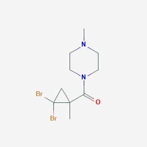 1-[(2,2-Dibromo-1-methylcyclopropyl)carbonyl]-4-methylpiperazine