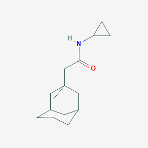 molecular formula C15H23NO B452080 2-(1-adamantyl)-N-cyclopropylacetamide 