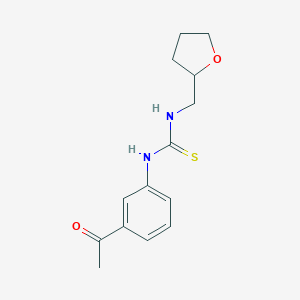 1-(3-Acetylphenyl)-3-(oxolan-2-ylmethyl)thiourea