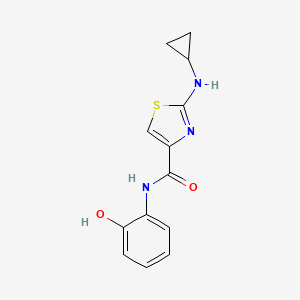 2-(cyclopropylamino)-N-(2-hydroxyphenyl)-1,3-thiazole-4-carboxamide