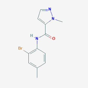 N-(2-bromo-4-methylphenyl)-1-methyl-1H-pyrazole-5-carboxamide