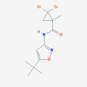 2,2-dibromo-N-(5-tert-butyl-3-isoxazolyl)-1-methylcyclopropanecarboxamide