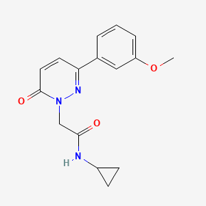 N-cyclopropyl-2-[3-(3-methoxyphenyl)-6-oxopyridazin-1(6H)-yl]acetamide