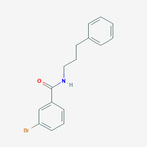 molecular formula C16H16BrNO B452100 3-bromo-N-(3-phenylpropyl)benzamide CAS No. 560104-53-2