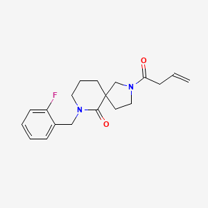 2-(3-butenoyl)-7-(2-fluorobenzyl)-2,7-diazaspiro[4.5]decan-6-one