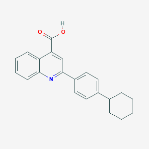2-(4-Cyclohexylphenyl)quinoline-4-carboxylic acid