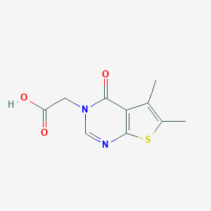 (5,6-dimethyl-4-oxothieno[2,3-d]pyrimidin-3(4H)-yl)acetic acid