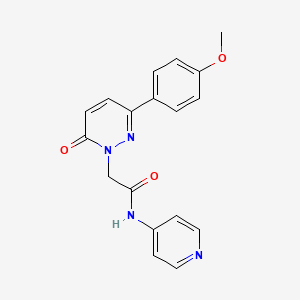 2-(3-(4-methoxyphenyl)-6-oxopyridazin-1(6H)-yl)-N-(pyridin-4-yl)acetamide