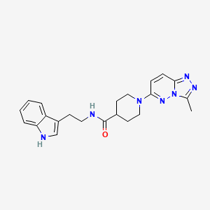 N-[2-(1H-indol-3-yl)ethyl]-1-(3-methyl[1,2,4]triazolo[4,3-b]pyridazin-6-yl)piperidine-4-carboxamide