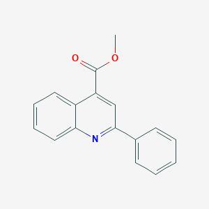 molecular formula C17H13NO2 B452112 Methyl 2-phenylquinoline-4-carboxylate CAS No. 4546-48-9