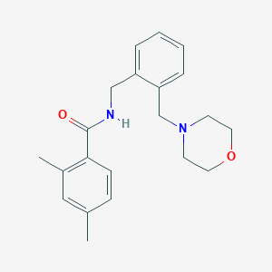 2,4-dimethyl-N-[2-(4-morpholinylmethyl)benzyl]benzamide