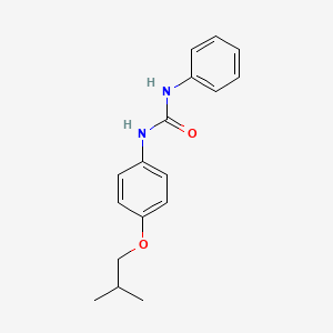 molecular formula C17H20N2O2 B4521161 N-(4-isobutoxyphenyl)-N'-phenylurea 