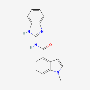 N-(1,3-dihydro-2H-benzimidazol-2-ylidene)-1-methyl-1H-indole-4-carboxamide