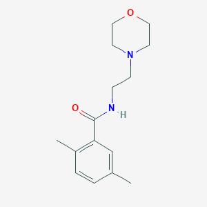 2,5-dimethyl-N-[2-(4-morpholinyl)ethyl]benzamide