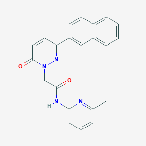 N-(6-methylpyridin-2-yl)-2-(3-(naphthalen-2-yl)-6-oxopyridazin-1(6H)-yl)acetamide