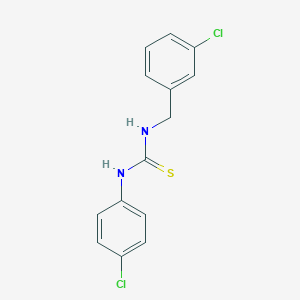 molecular formula C14H12Cl2N2S B452126 N-(3-chlorobenzyl)-N'-(4-chlorophenyl)thiourea 