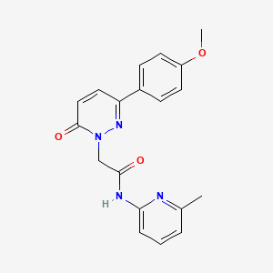 2-(3-(4-methoxyphenyl)-6-oxopyridazin-1(6H)-yl)-N-(6-methylpyridin-2-yl)acetamide