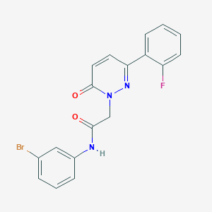 N-(3-bromophenyl)-2-[3-(2-fluorophenyl)-6-oxopyridazin-1(6H)-yl]acetamide