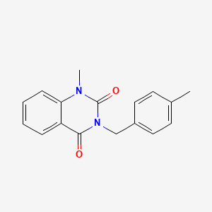 1-methyl-3-(4-methylbenzyl)-2,4(1H,3H)-quinazolinedione