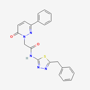 N-(5-benzyl-1,3,4-thiadiazol-2-yl)-2-(6-oxo-3-phenylpyridazin-1(6H)-yl)acetamide