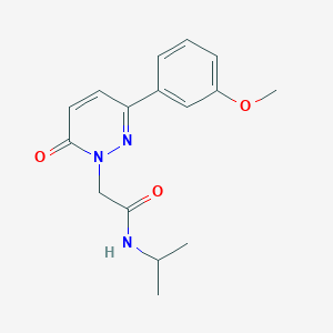 N-isopropyl-2-[3-(3-methoxyphenyl)-6-oxo-1(6H)-pyridazinyl]acetamide